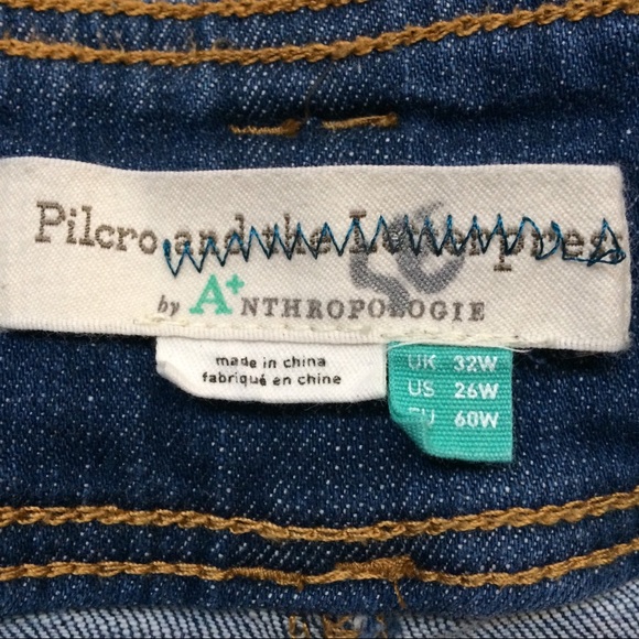Pilcro And The Letterpress by Anthropologie High-Rise Cropped Flare Belt Jeans - Picture 3 of 6
